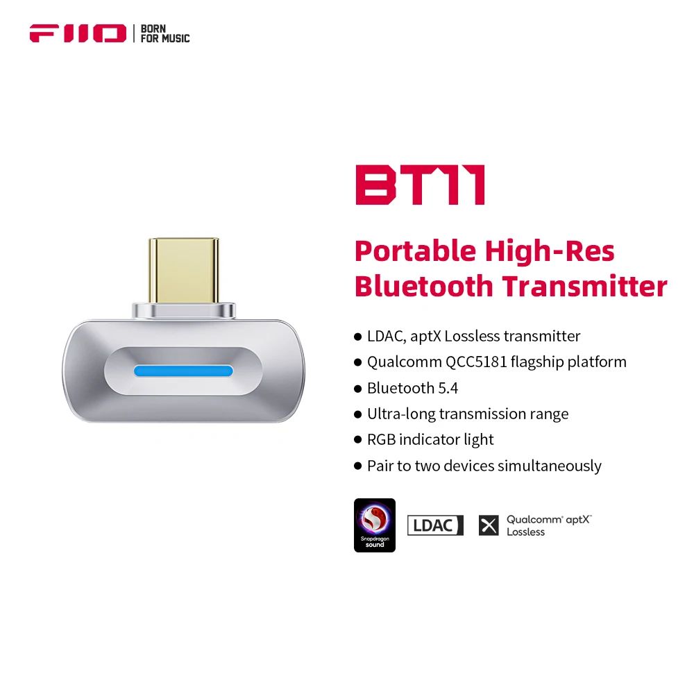 FiiO BT11 Type-C Bluetooth 5.4 Transmitter