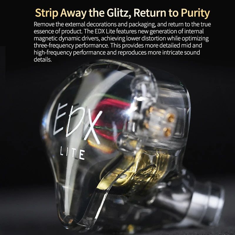 KZ EDX Lite Dynamic Driver Earphones