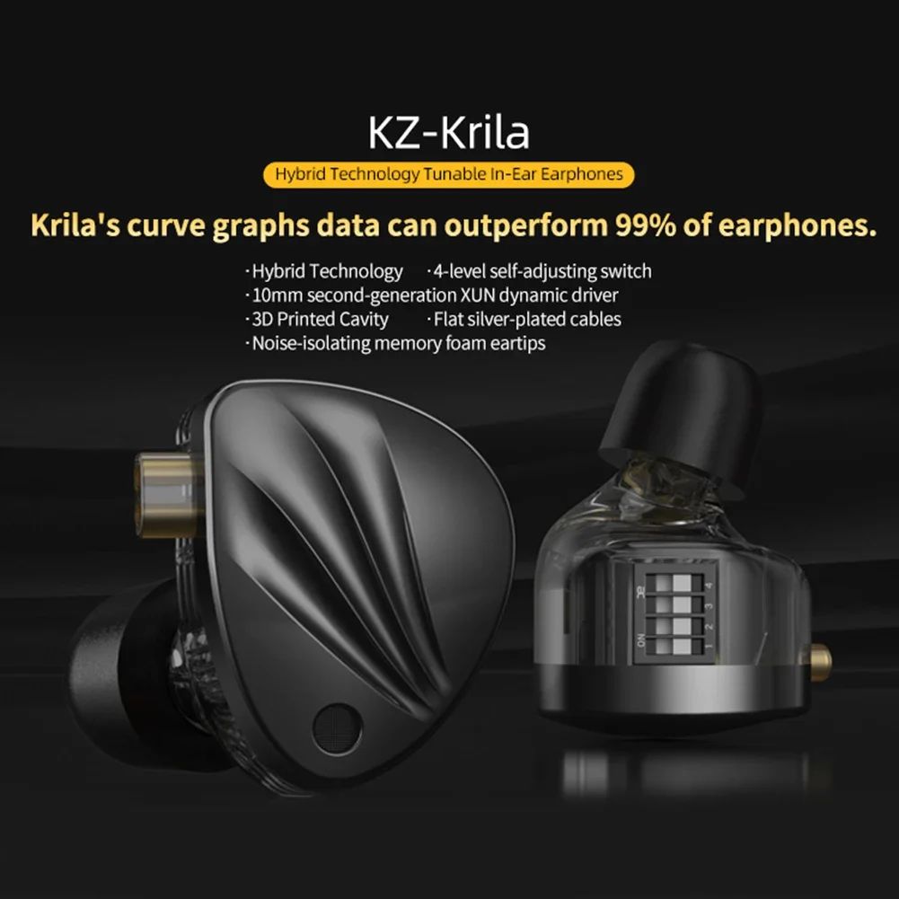 KZ Krila 1DD+1BA Hybrid IEMs