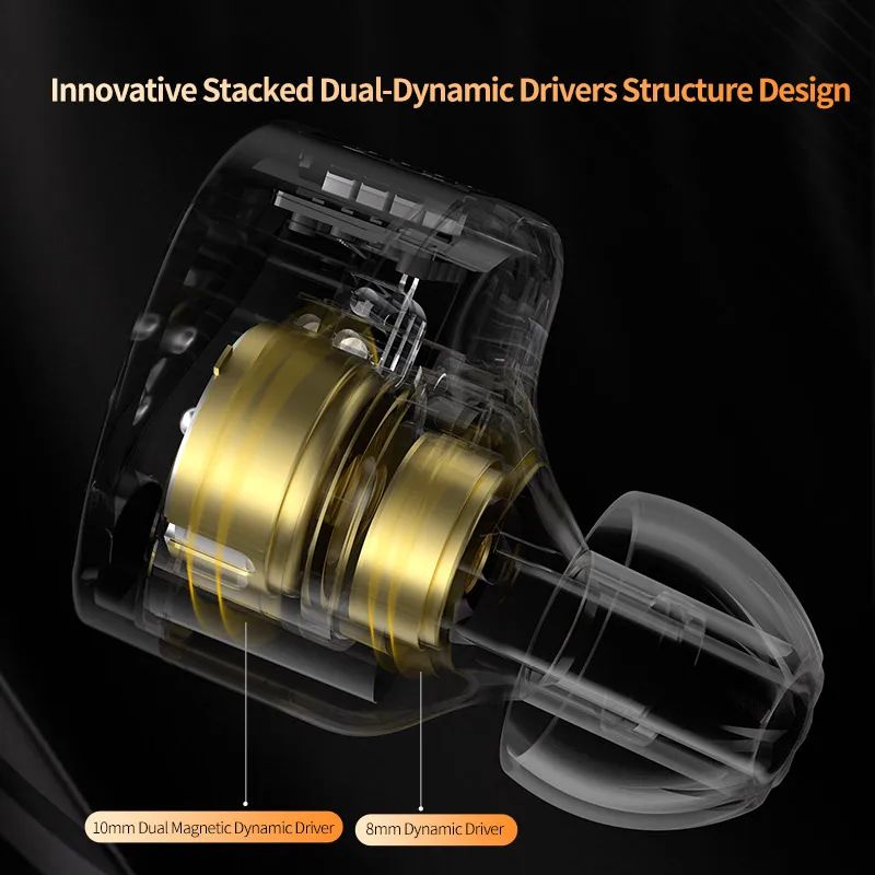 KZ Castor Dual Dynamic Driver IEMs