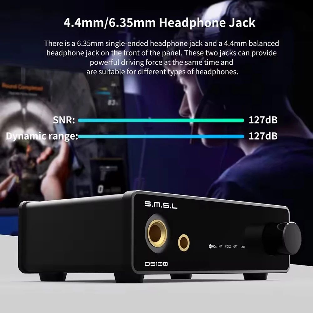 SMSL DS100 USB Hi-Res Audio Decoder