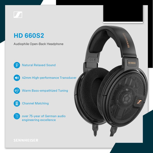 Sennheiser HD 660S2 Open-Back Headphones