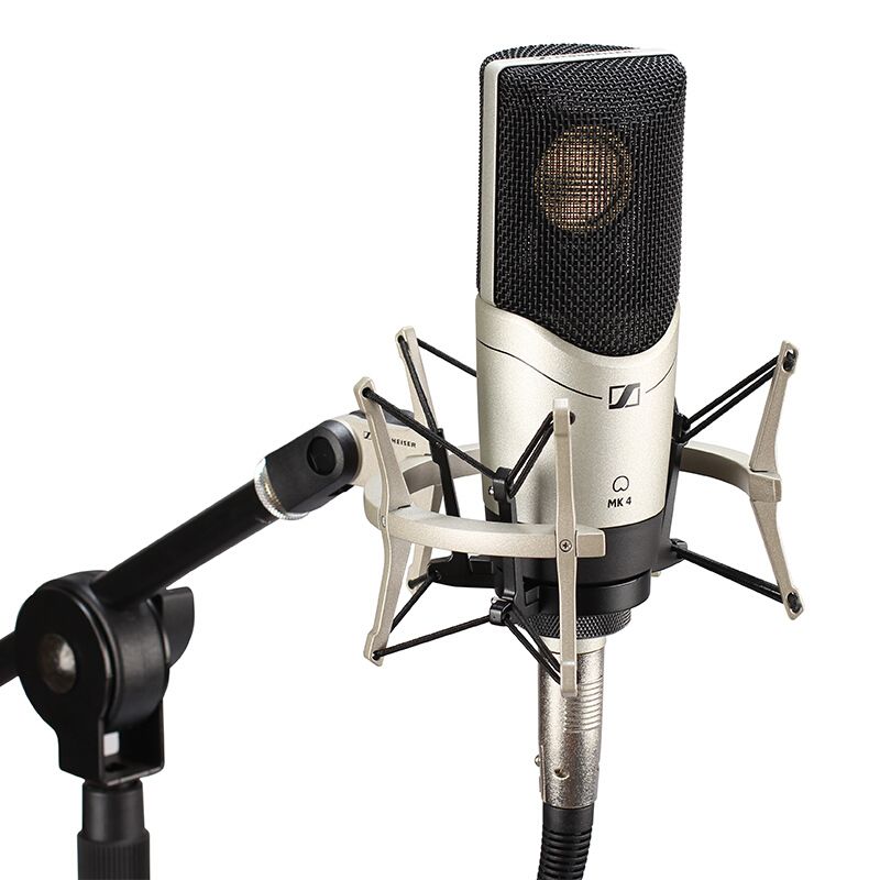 Sennheiser MK4 Studio Microphone with Boom Arm