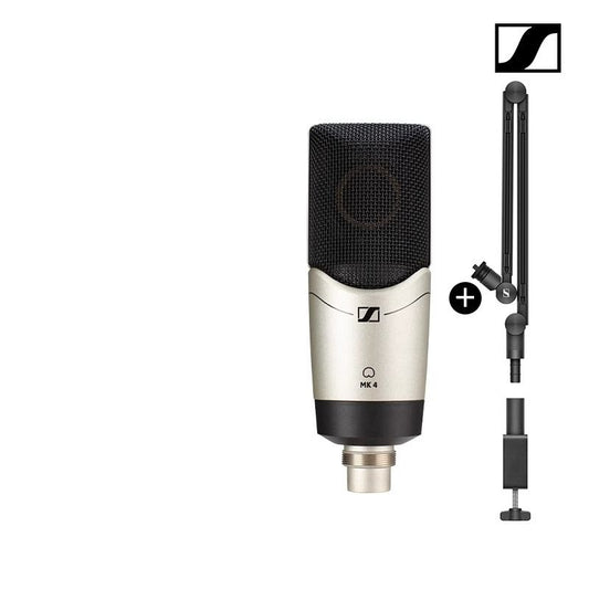 Sennheiser MK4 Studio Microphone with Boom Arm