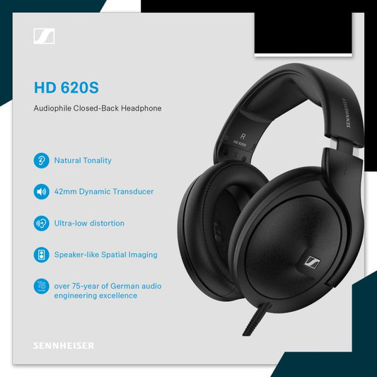 Sennheiser HD 620S Closed-Back Headphones