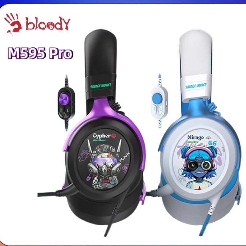 Bloody Savage Impact M595 Pro Wired Gaming Headset