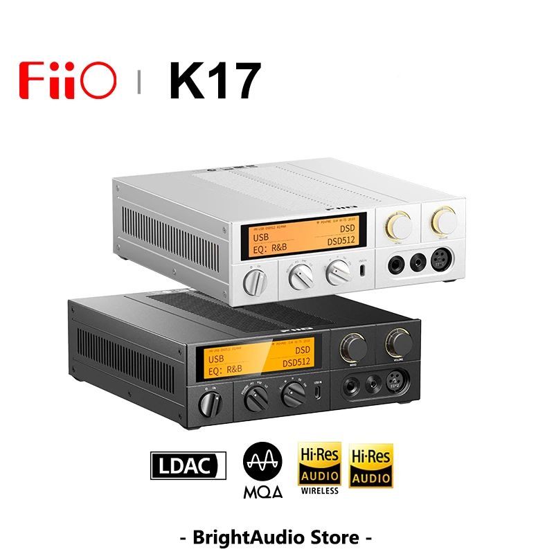 FiiO K17 Flagship Desktop DAC/Amp — Dual AK4499EX, PEQ