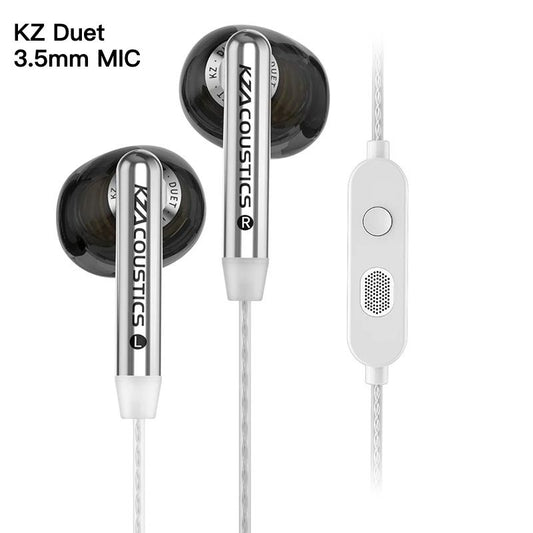 KZ Duet Dual Dynamic Driver Earphones