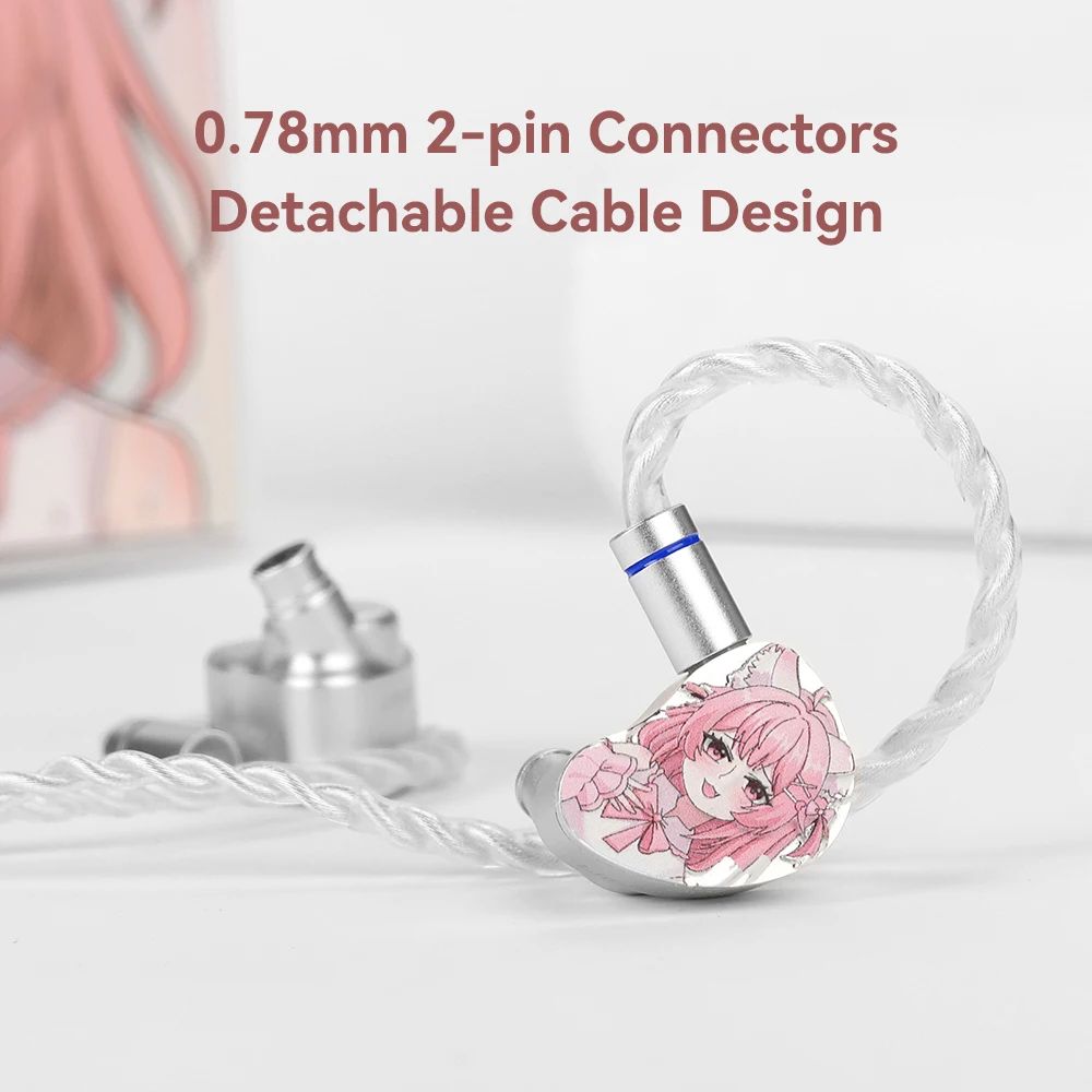CVJ Neko 2-Pin Detachable Cable IEMs