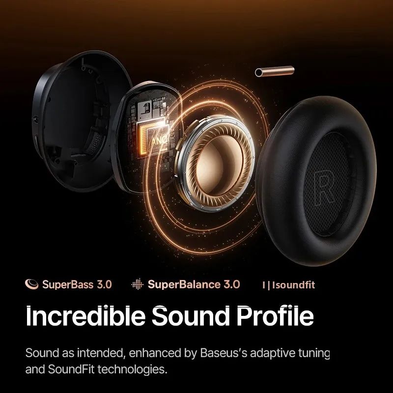 Baseus Inspire XH1 ANC Wireless Headphones - view 3
