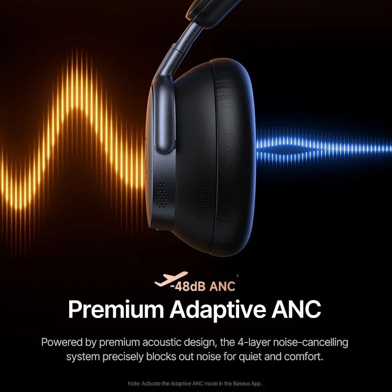 Baseus Inspire XH1 ANC Wireless Headphones - view 4