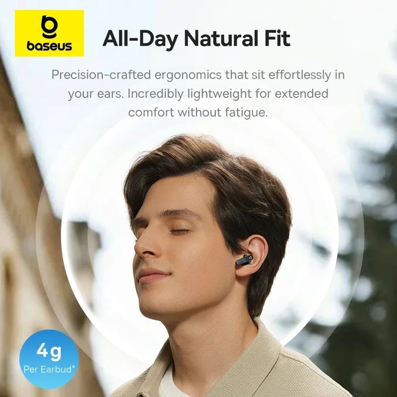 Baseus Bass BS1 NC Semi-Open Wireless Earbuds - view 4