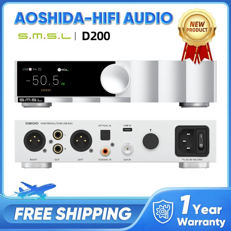 SMSL D200 Hi-Fi Audio DAC