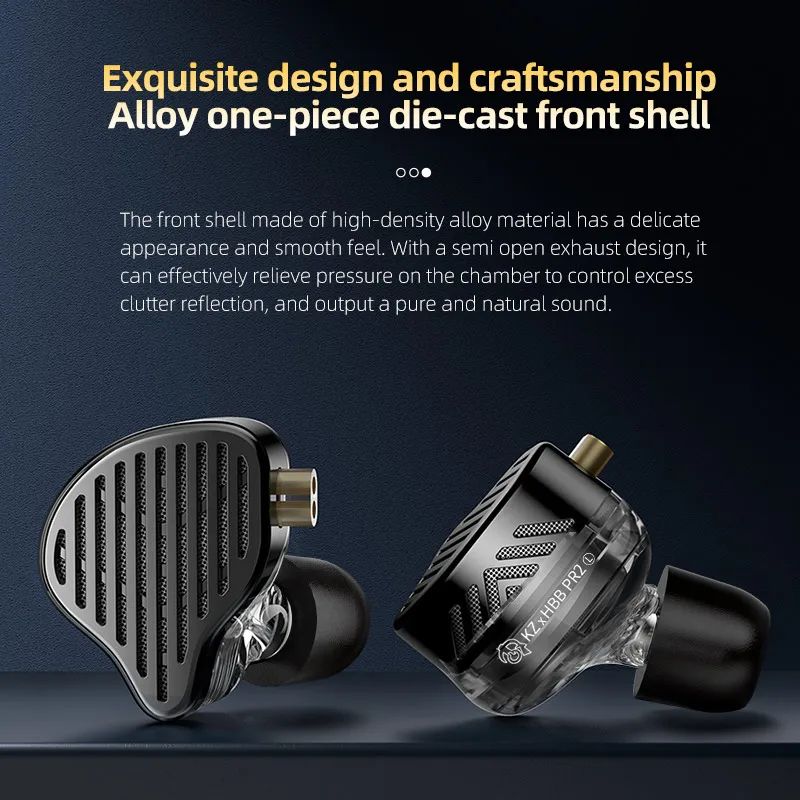 KZ x HBB PR2 Planar Driver In-Ear Monitors