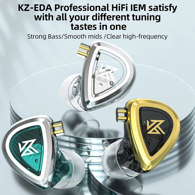 KZ EDA Triple Tuning Set Wired In-Ear Monitors