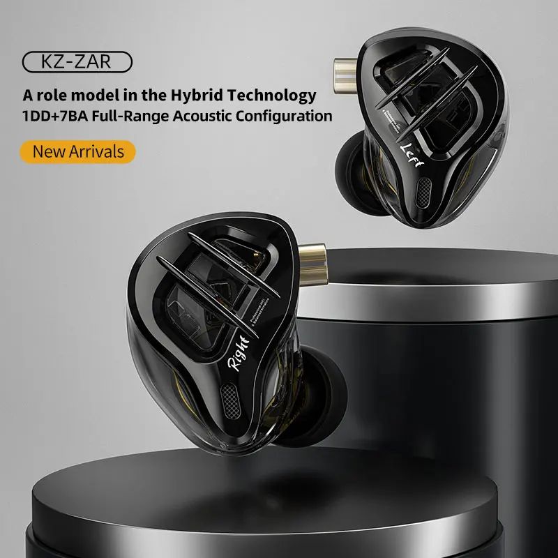 KZ ZAR 7BA+1DD Hybrid In-Ear Monitors