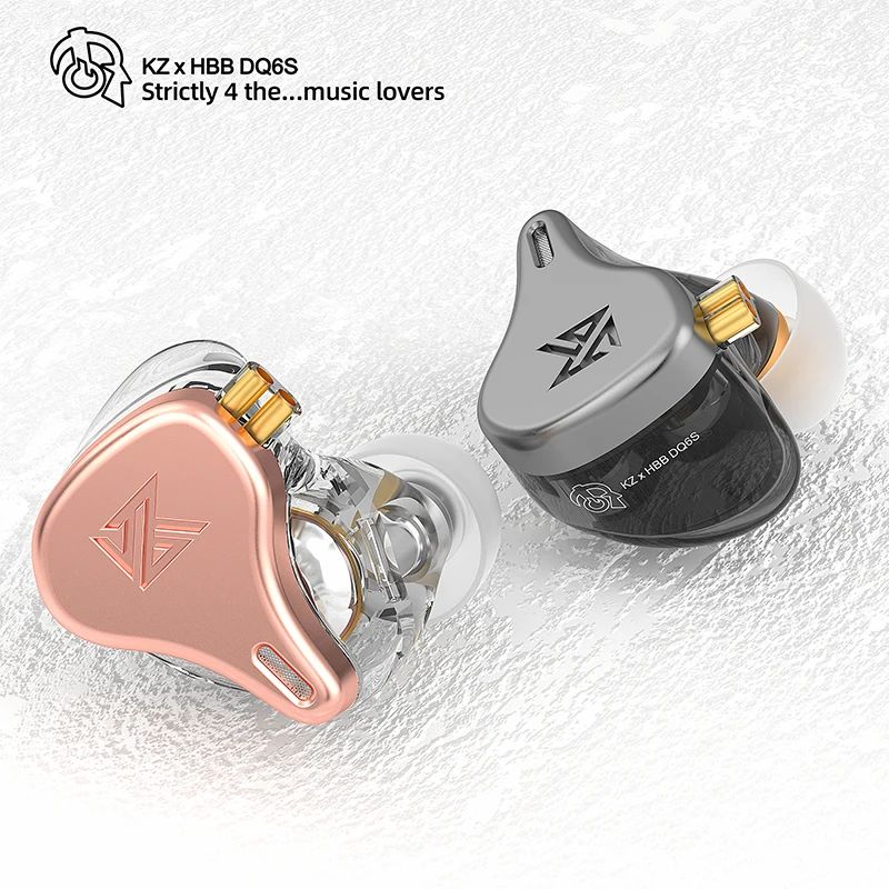 KZ x HBB DQ6S Wired Bass In-Ear Monitors
