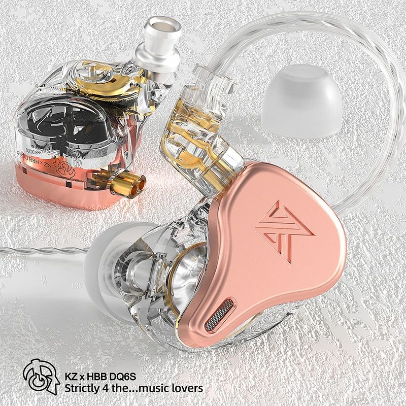 KZ x HBB DQ6S Wired Bass In-Ear Monitors