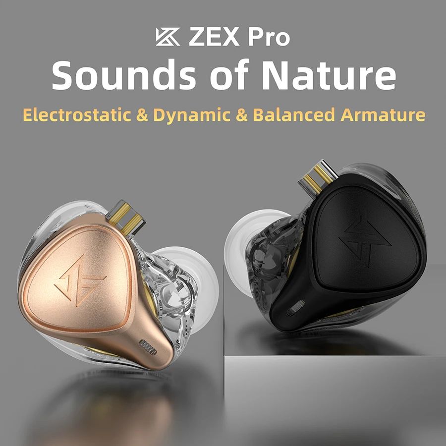 KZ ZEX Pro Electrostatic Hybrid In-Ear Monitors