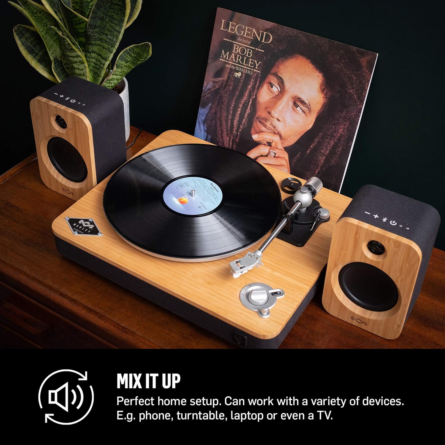 House of Marley GT Duo Bluetooth Bookshelf Speakers - view 4