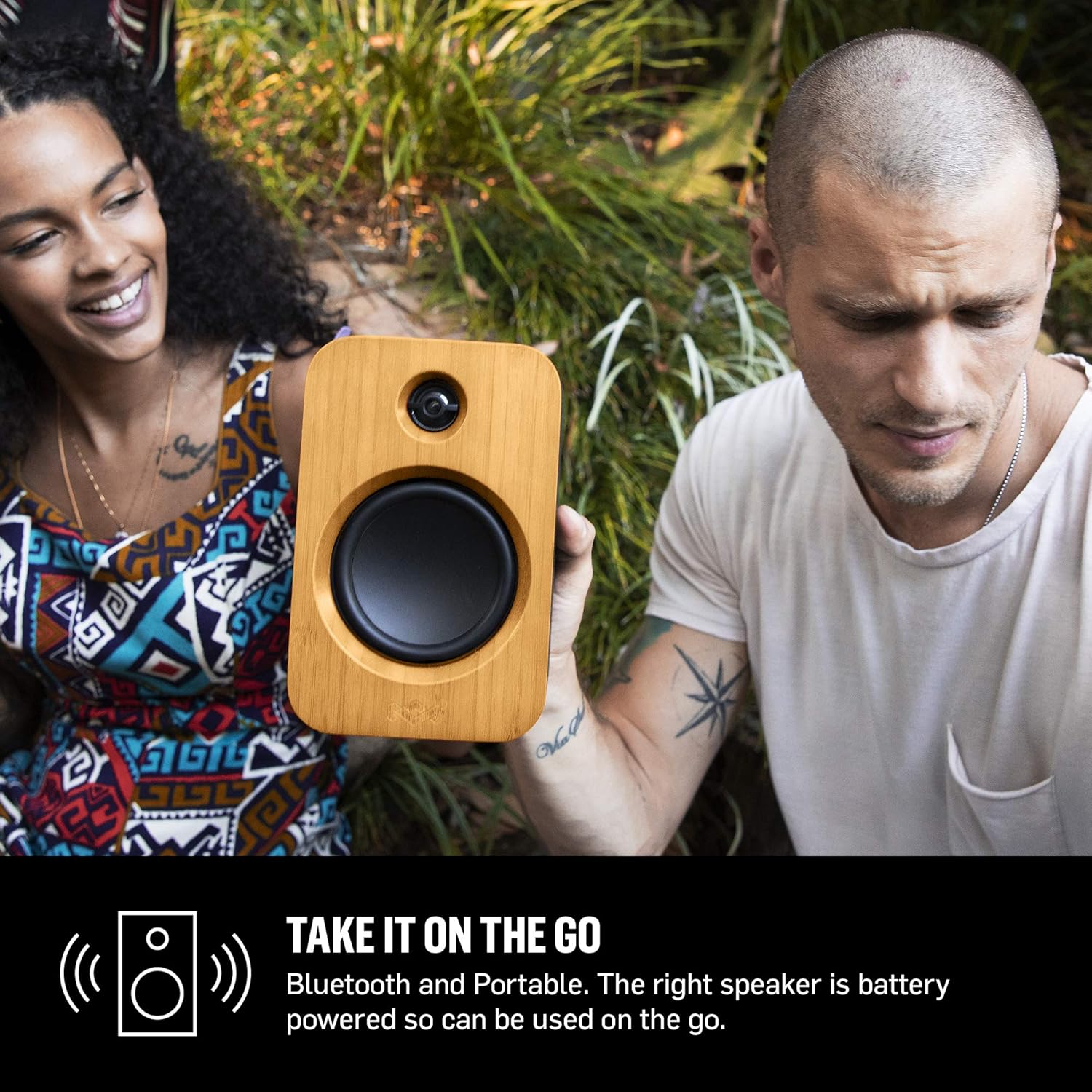 House of Marley GT Duo Bluetooth Bookshelf Speakers - view 5