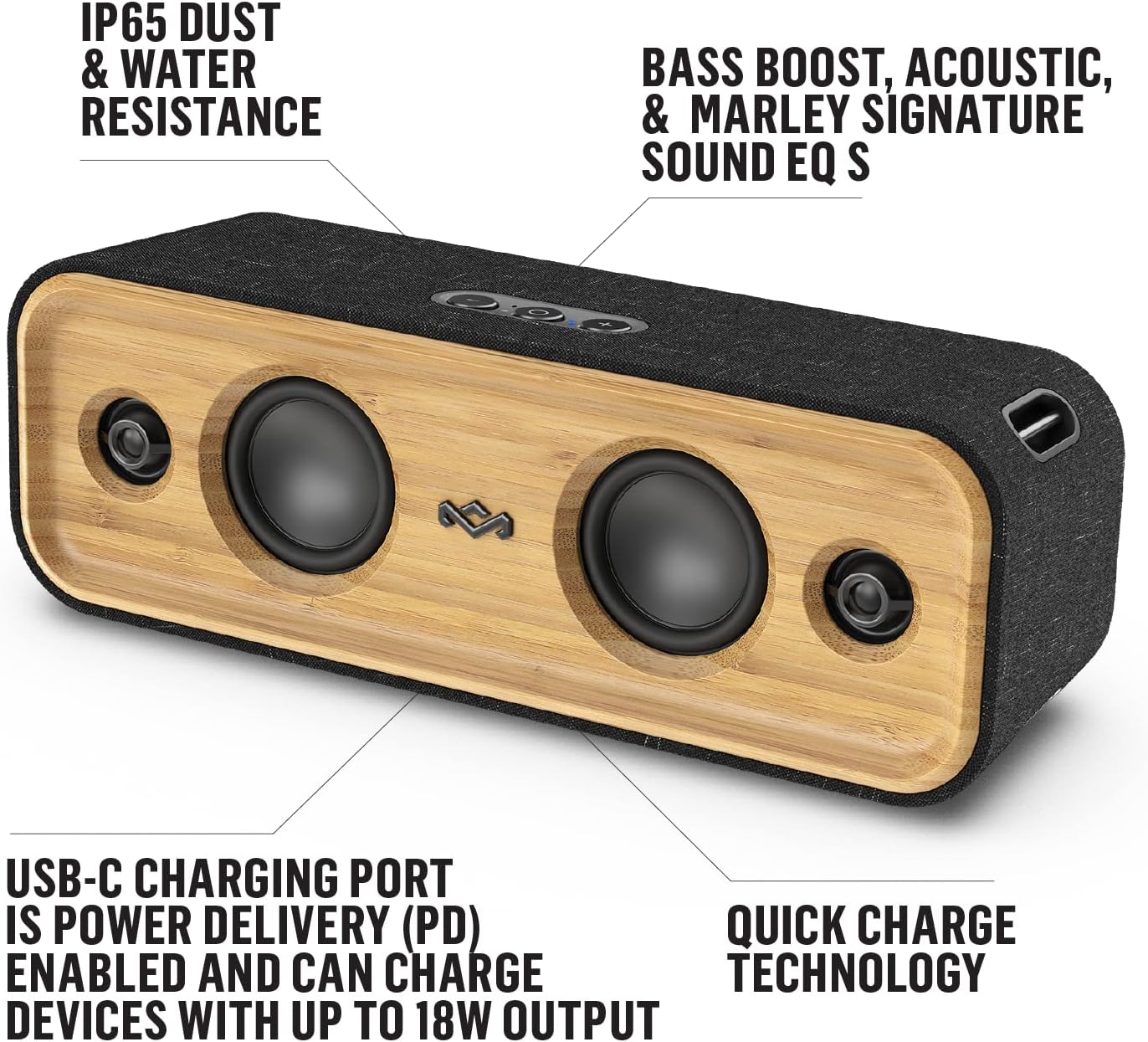 House of Marley GT2L Portable Bluetooth Speaker - view 2