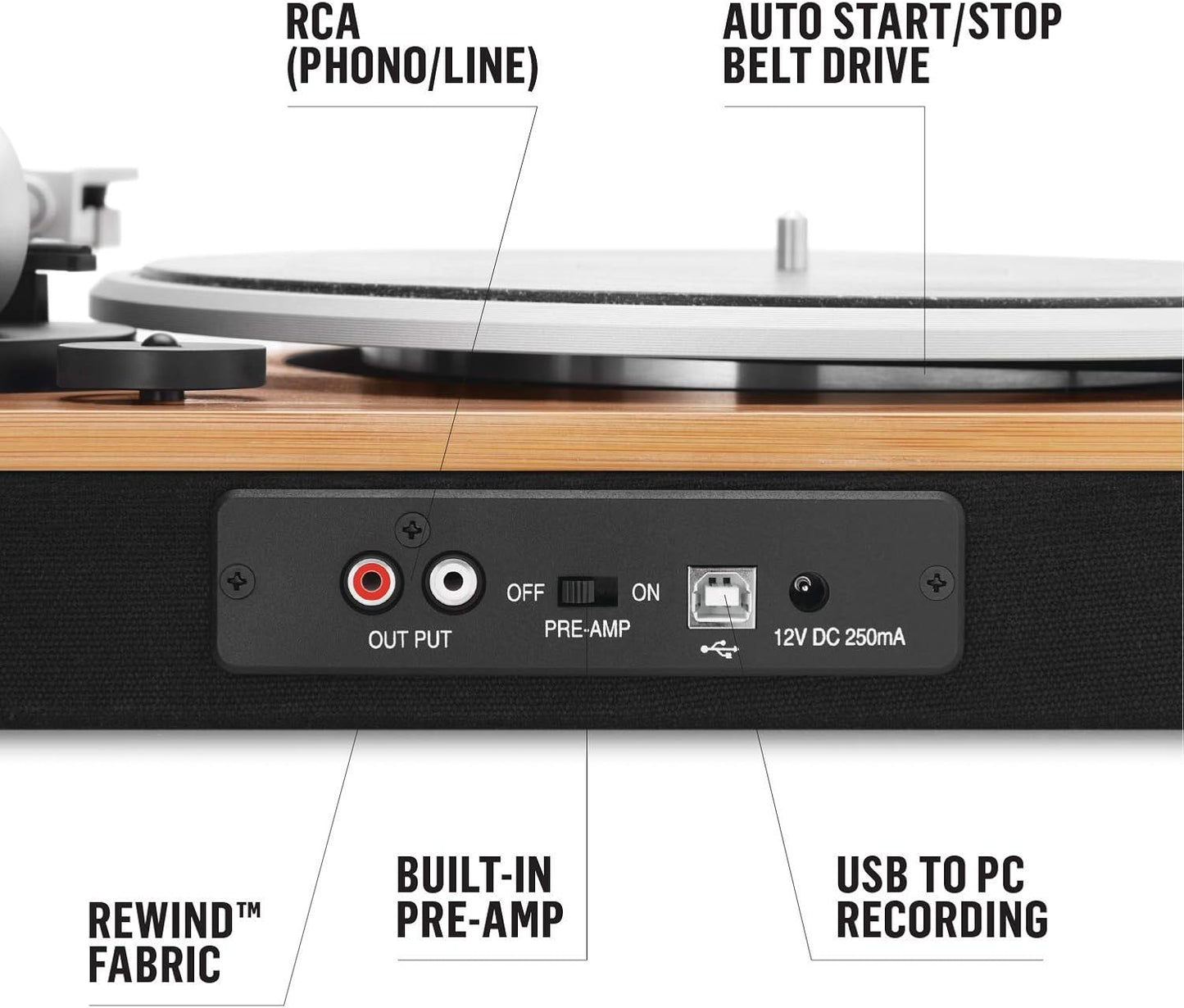 House of Marley Stir It Up Wireless Turntable - view 3