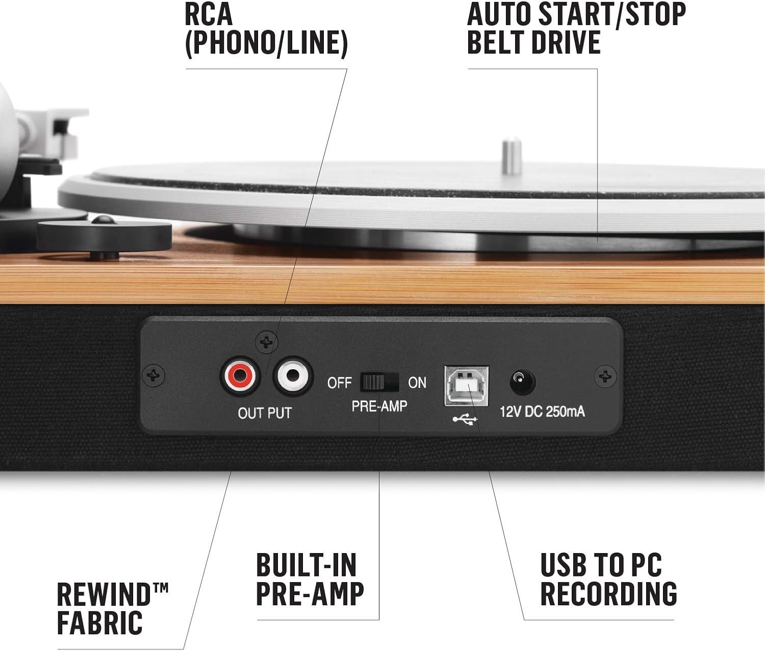 House of Marley Stir It Up Wireless Turntable - view 3