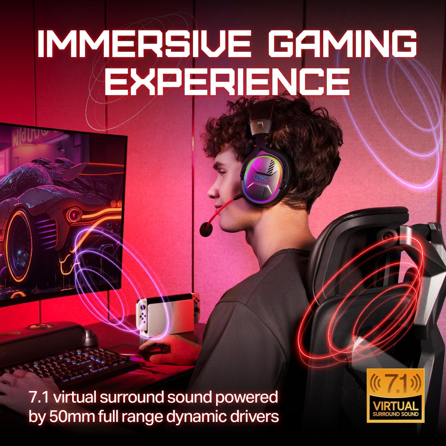 OXS Storm G2 Gaming Headset 7.1