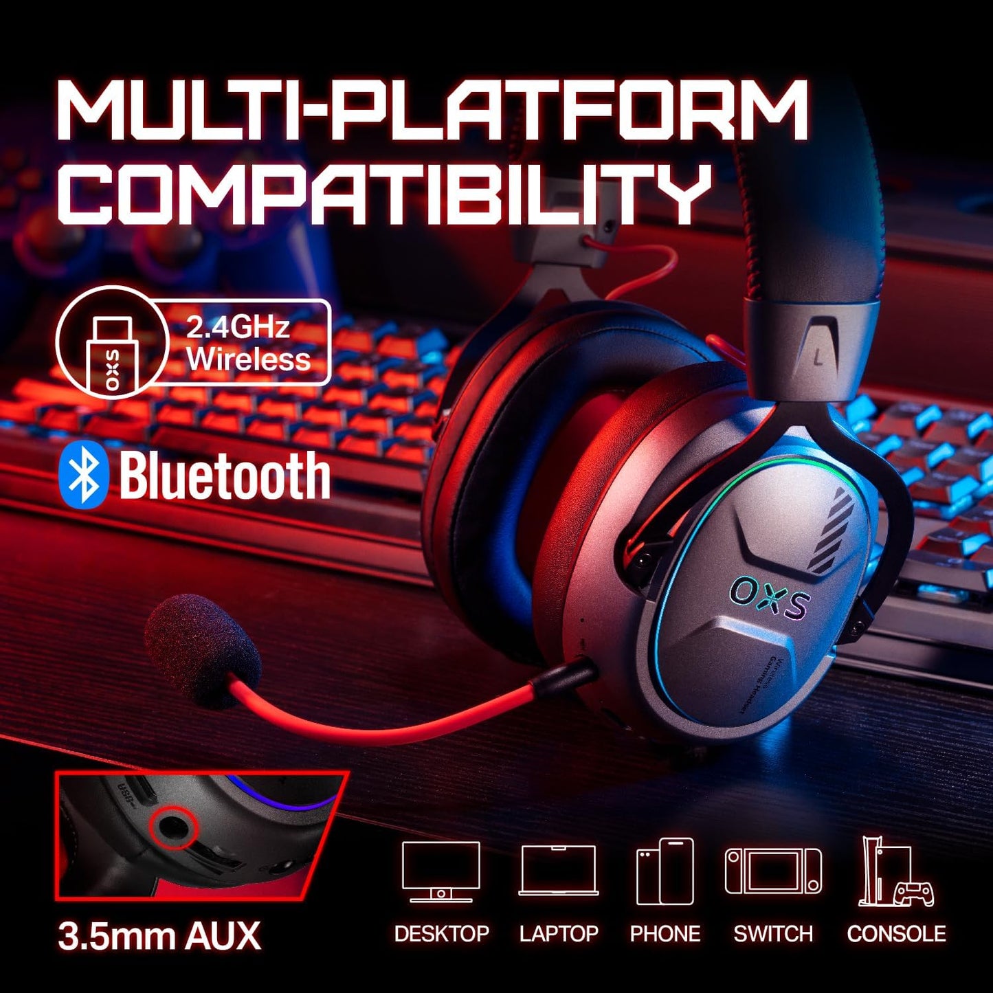 OXS Storm G2 Gaming Headset 7.1 - view 5