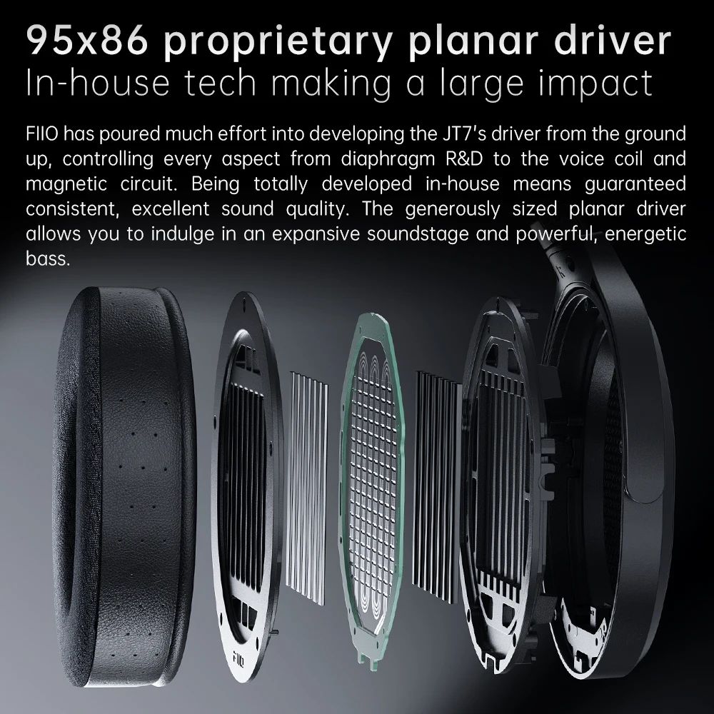 FiiO JT7 Planar Magnetic Headphones