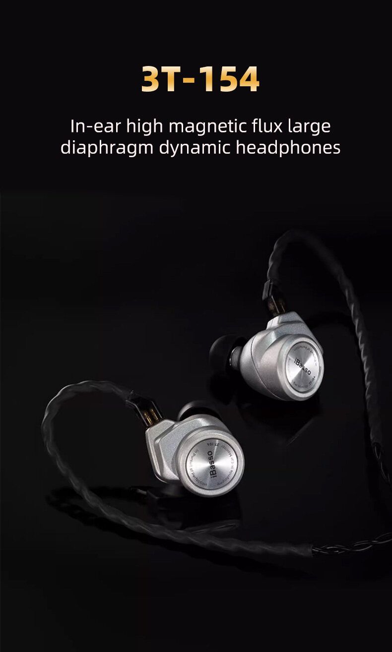 iBasso 3T-154 15.4mm Dynamic IEMs