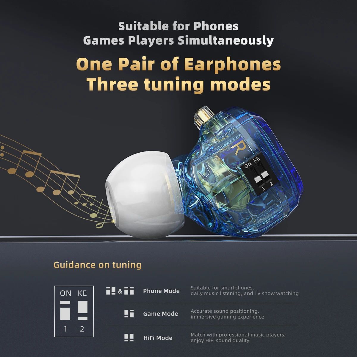 CVJ TXS Dual Magnet Dynamic Earphones (Mic)