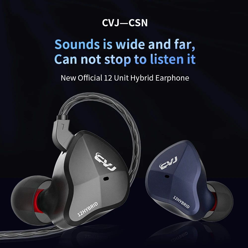 CVJ CSN 5BA+1DD Hybrid IEMs