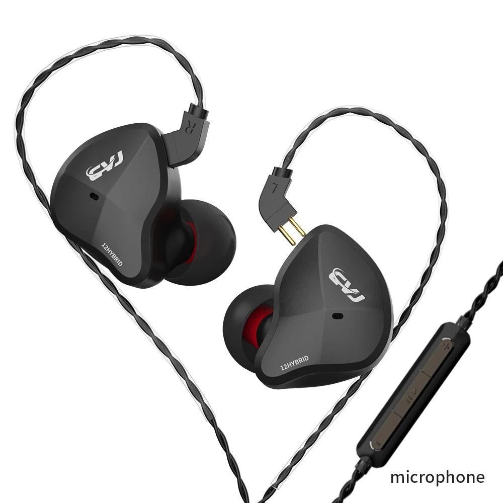 CVJ CSN 5BA+1DD Hybrid IEMs (Mic)