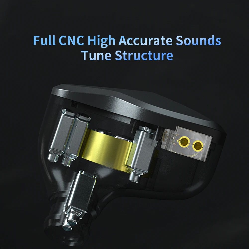 CVJ CSN 5BA+1DD Hybrid IEMs (Mic)