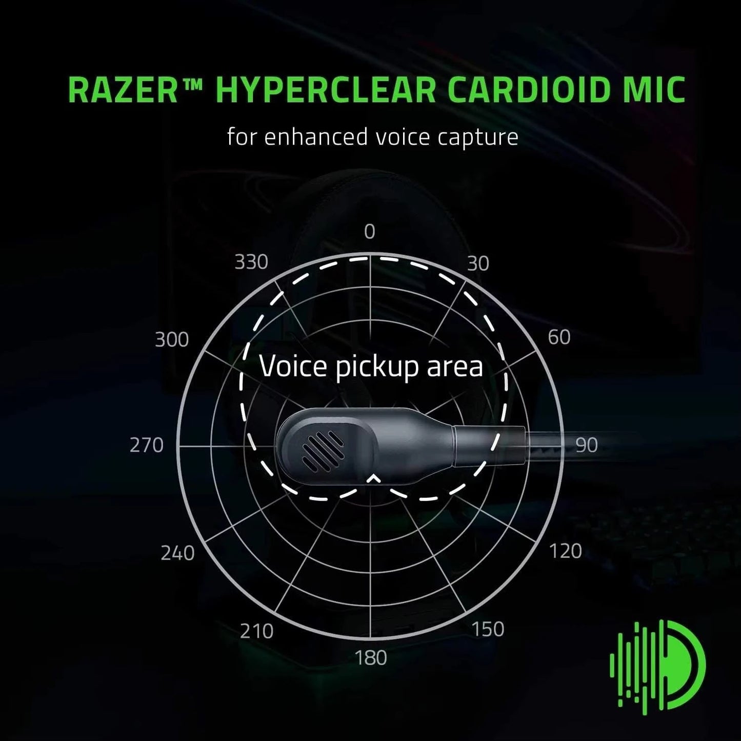 Razer BlackShark V2 X Gaming Headset - view 3