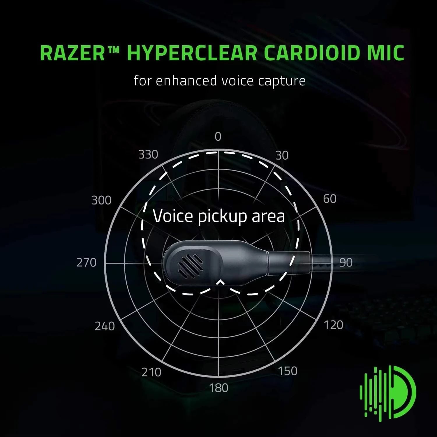 Razer BlackShark V2 X Gaming Headset - view 3