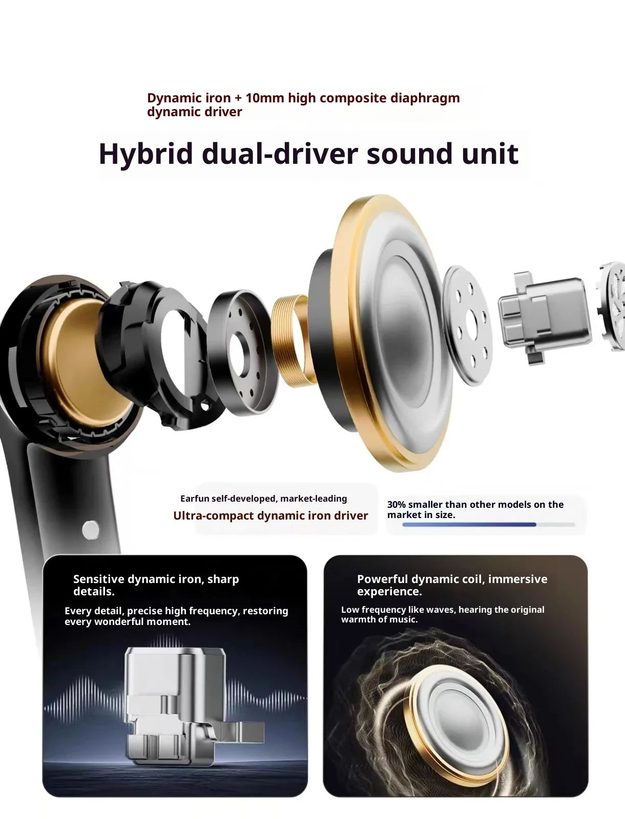 EarFun Air Pro 4+ ANC Wireless Earbuds - view 3
