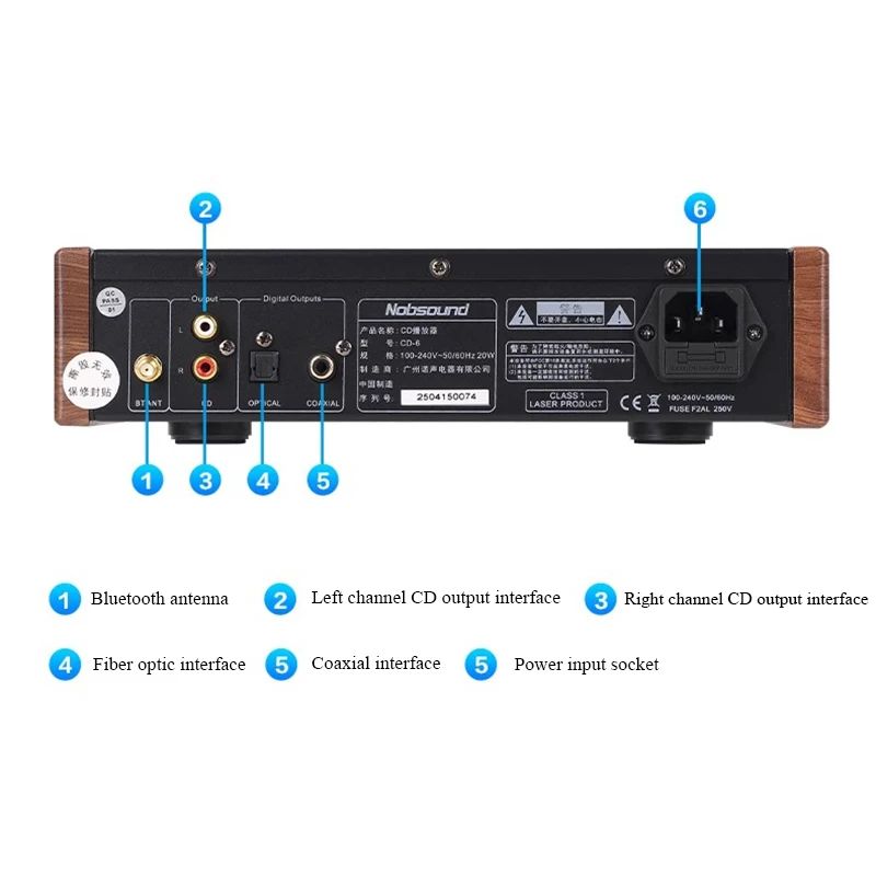 Nobsound CD-6 HiFi CD Player
