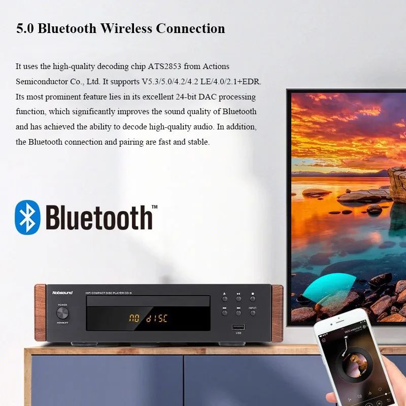 Nobsound CD-6 HiFi CD Player - view 2