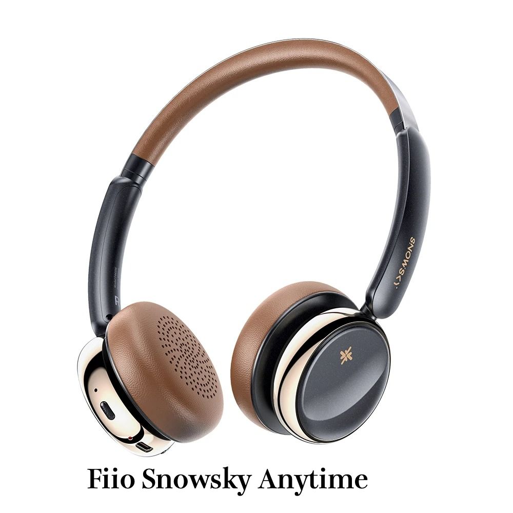 FiiO Snowsky Anytime On-Ear ANC Headphones — BT 5.4, 58h