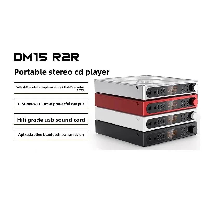 FiiO DM15 R2R HiFi Bluetooth CD Player