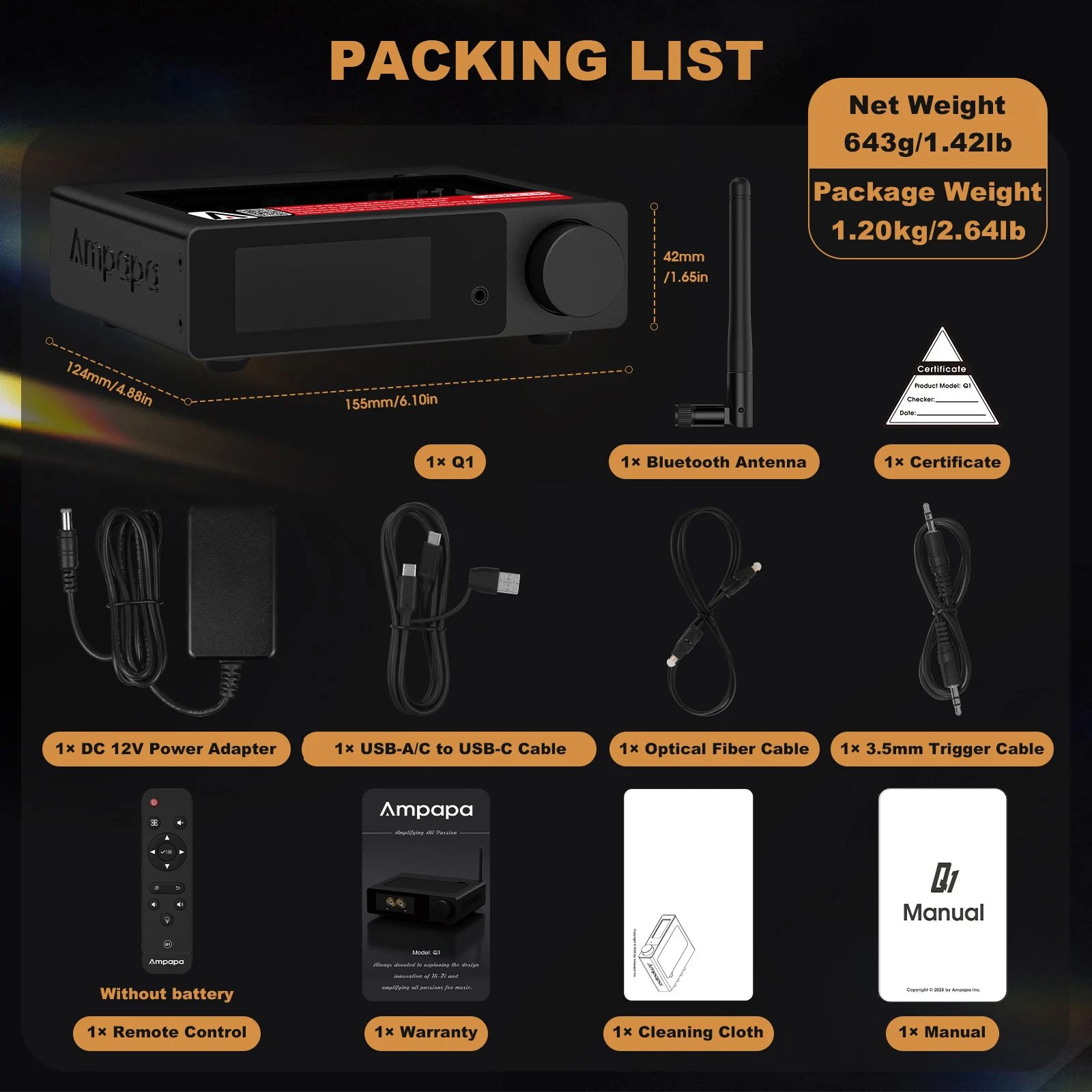 Douk Audio Q1 HiFi USB DAC Bluetooth Receiver - view 5