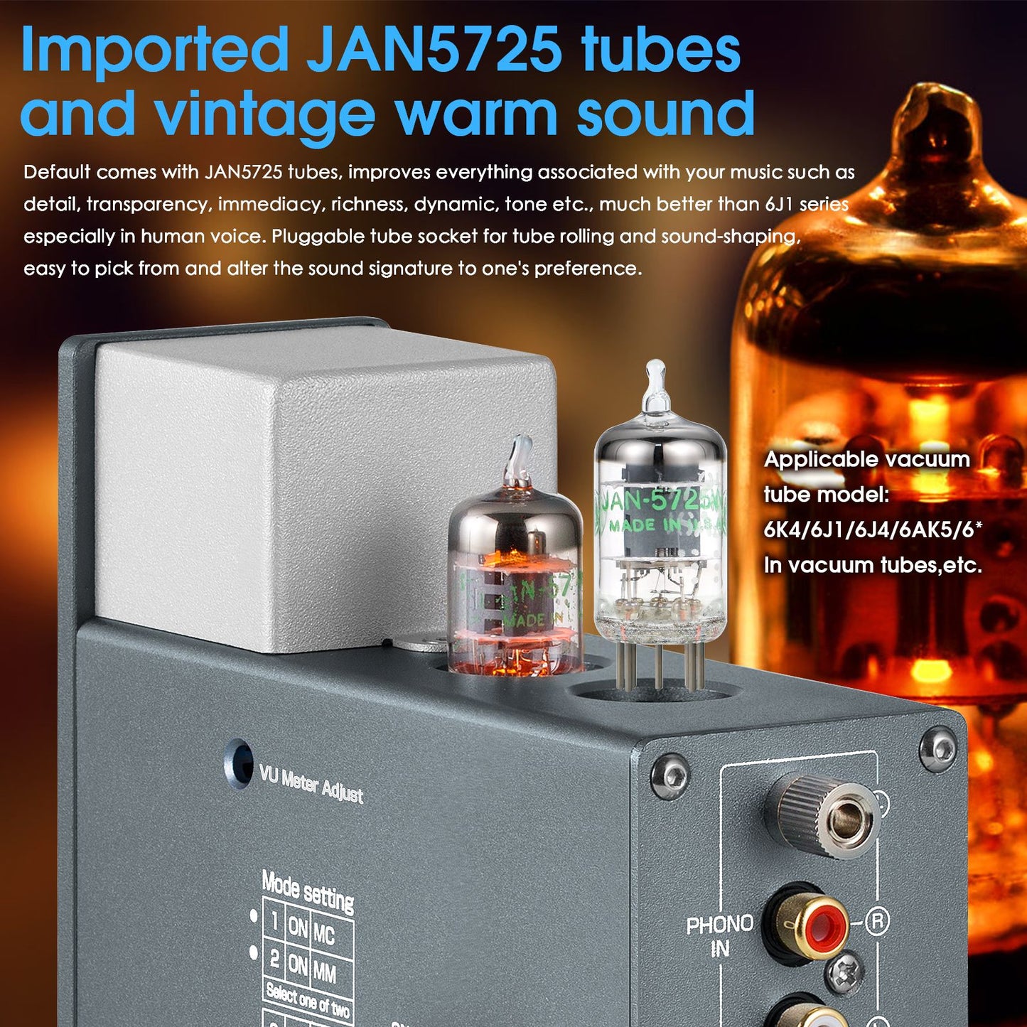 Douk Audio T4 PLUS Tube Phono Preamp - view 2