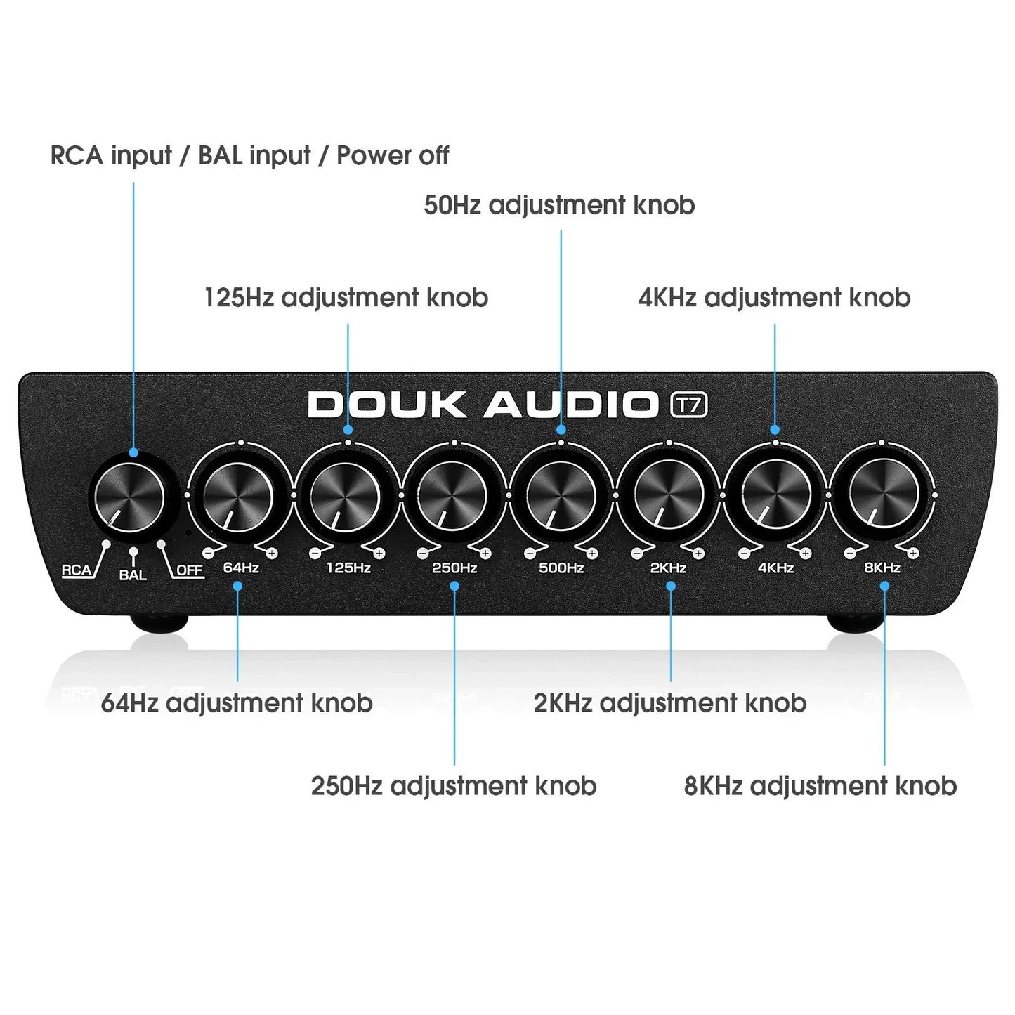 Douk Audio T7 Balanced EQ Preamplifier