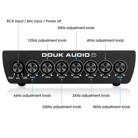 Douk Audio T7 Balanced EQ Preamplifier