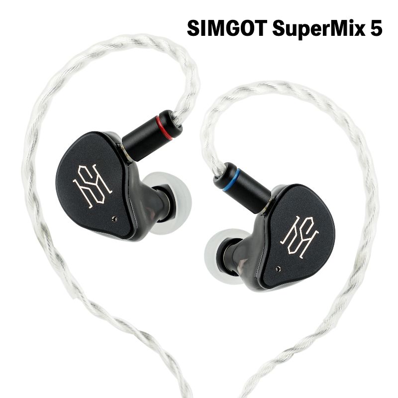 SIMGOT SuperMix 5 Quad-Hybrid In-Ear Monitors