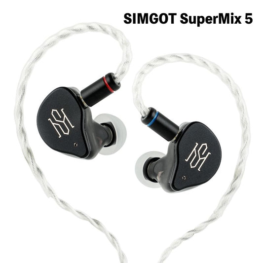 SIMGOT SuperMix 5 Quad-Hybrid In-Ear Monitors