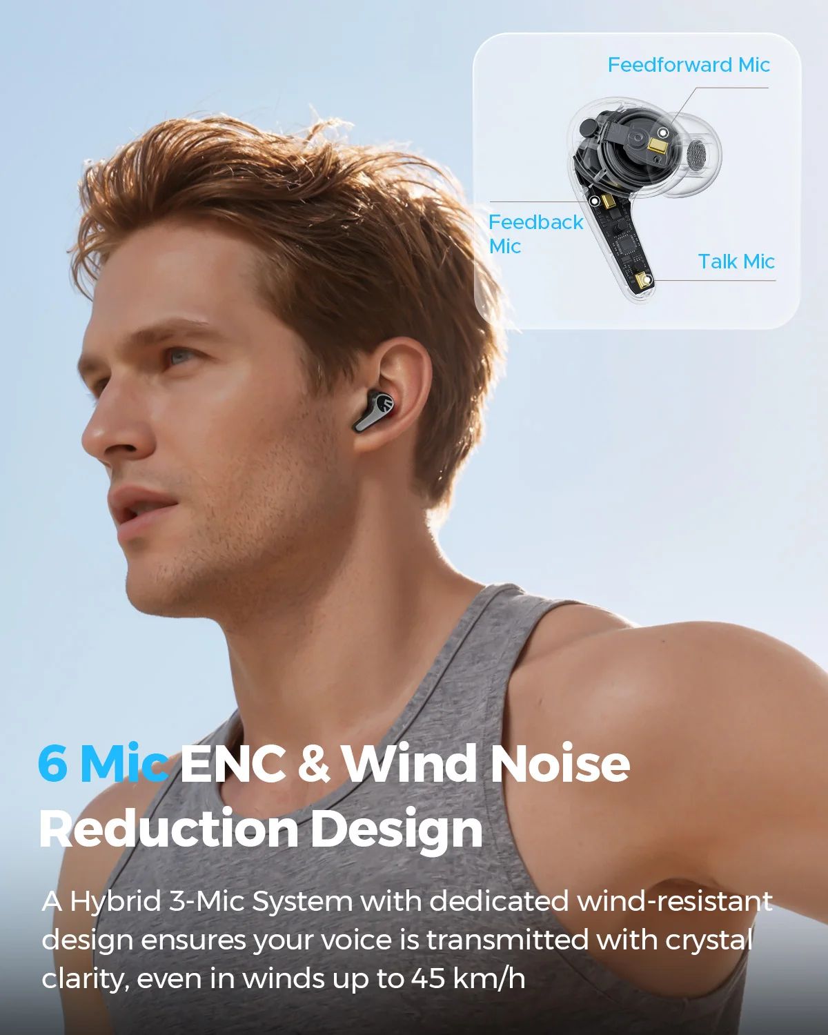 SoundPEATS C30 Wireless ANC Earbuds - view 3